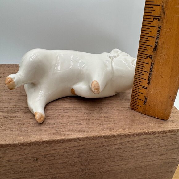 Fitz and Floyd Nesting Pig Vintage Salt or pepper single laying down farmhouse b - Picture 10 of 12